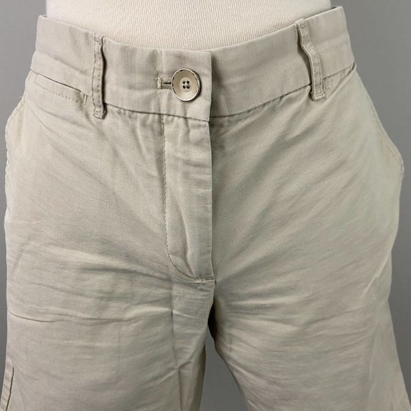 GAP‎ Cream Khaki Boyfriend Roll Up Shorts - Picture 5 of 9